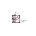 Artistic Abstract Owl Woodl..