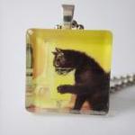 Vintage Pin Up Poster Cat D..
